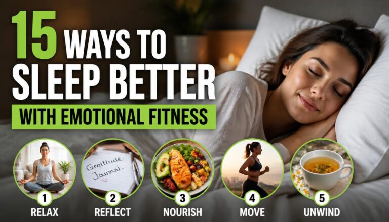 4 Ways to Sleep Better with Emotional Fitness