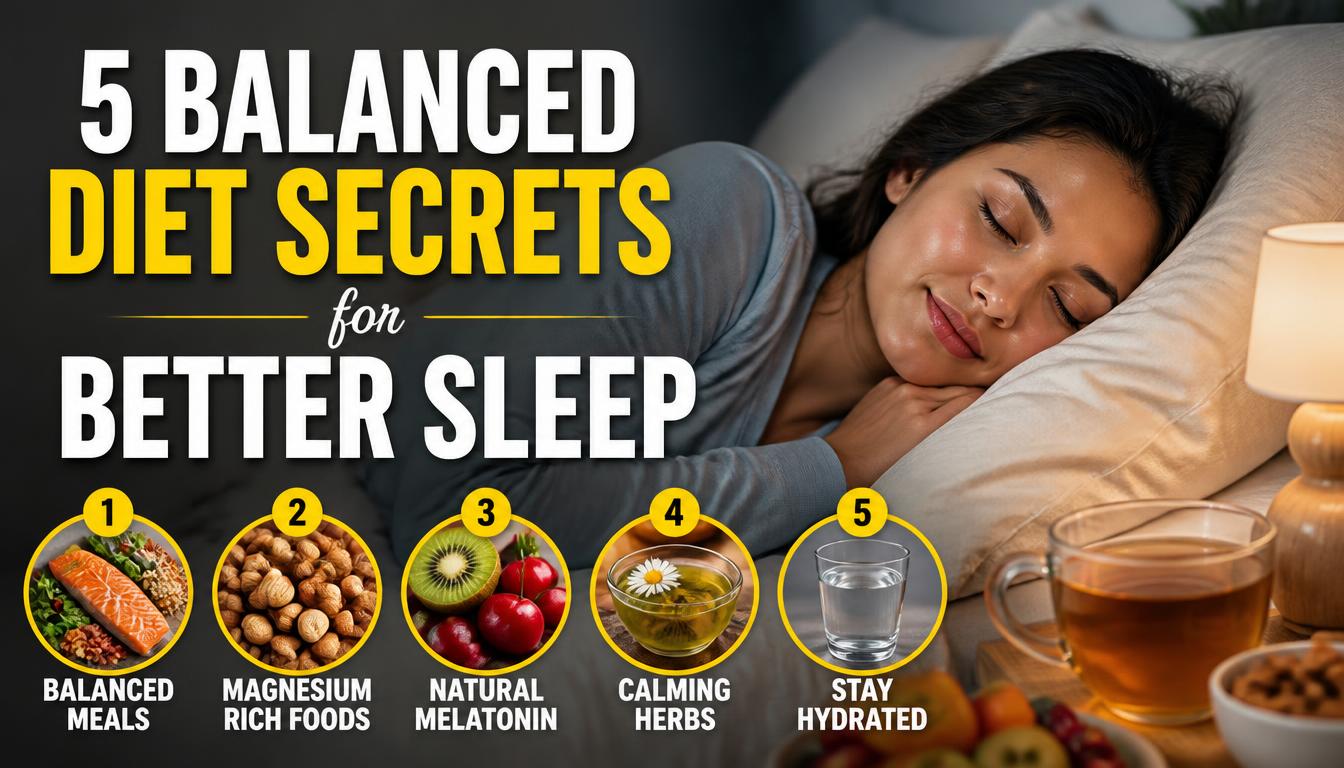 5 Balanced Diet Tips For Better Sleep 5 balanced diet tips for better sleep